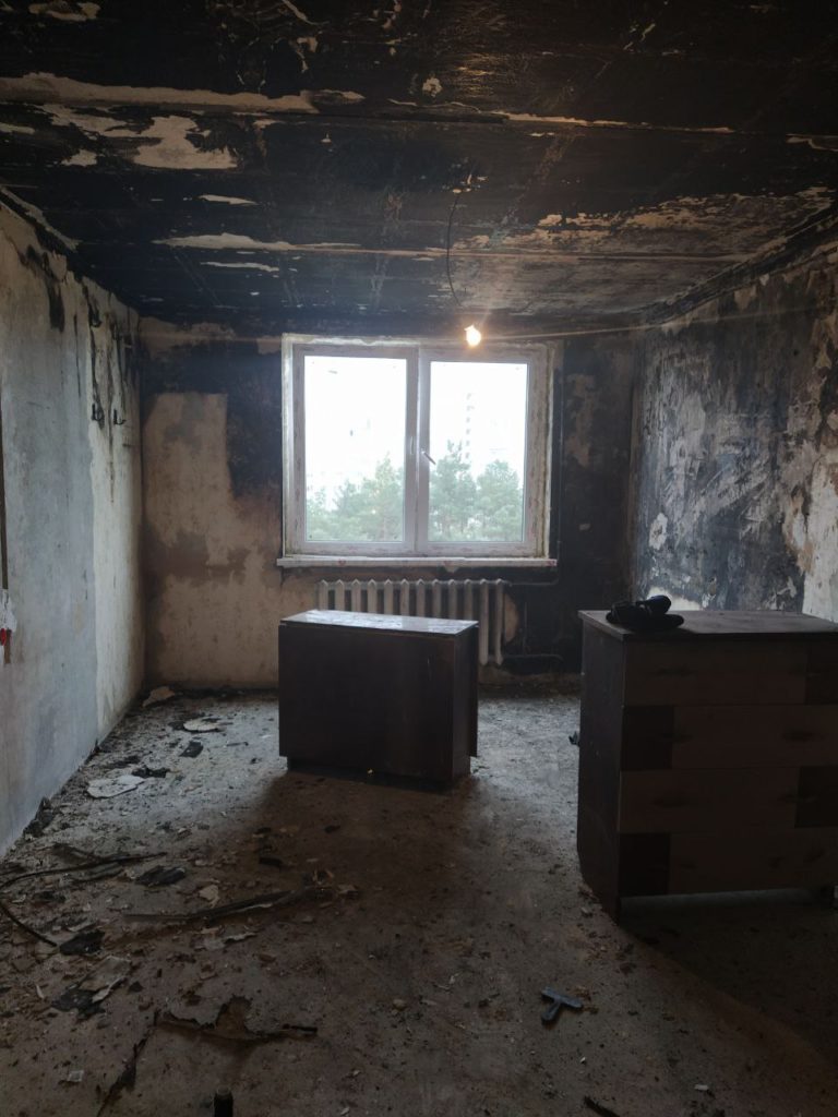 Уборка после пожара в г. Борисов